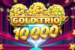 Playtech : Gold Trio 10000 - SPONSOR777